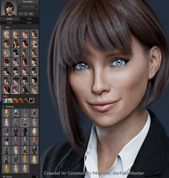 High resolution 3D models for film and photo scenes